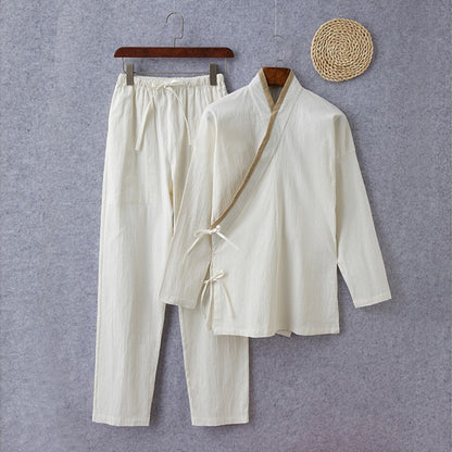 メンズ 禅風リラックスセットアップ