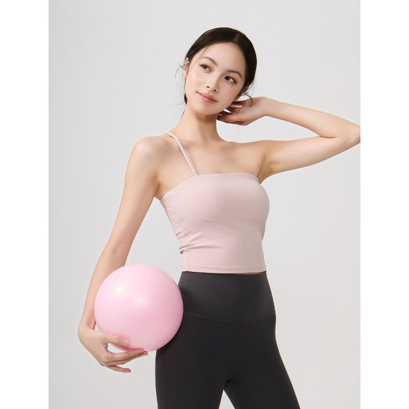 アシメストラップ ブラトップ｜カップ付き・滑り止め付き